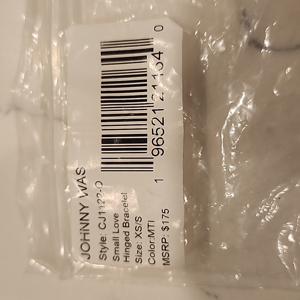 NWT JOHNNY WAS BRACELET SIZE - Picture 6 of 6